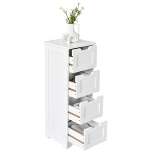 Costway Floor Storage Cabinet Bathroom Cabinet by Costway