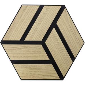 Hex Acoustic Wall Panel Shape - Light Oak by Kraus