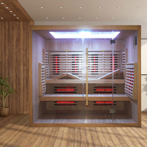 Indoor Family 4 - 6 Person Infrared Sauna - Canadian Spruce by Insignia