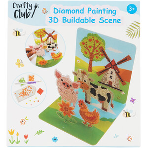 Diamond Painting 3D Buildable Scene - Multicolour by Crafty Club