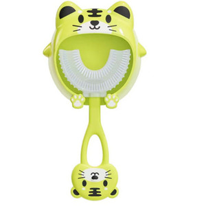 Children's Soft Bristled U-Shaped Toothbrush - Green