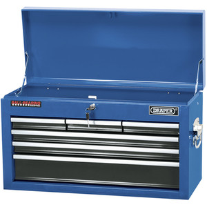 Draper Six Drawer Narrow Pattern Tool Chest - Blue by Draper