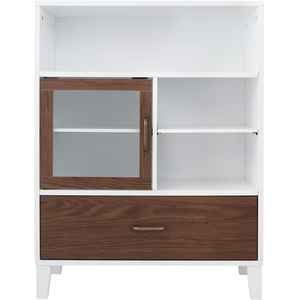 Teamson Home Tyler Wooden Bathroom Free Standing Cabinet EHF-F0010 - White by Teamson Home