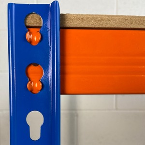 Heavy Duty 2 Tier Workbench - Blue & Orange by Trade Price Deals