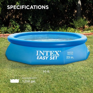 Intex Easy Set Inflatable Swimming Pool - Blue by Intex