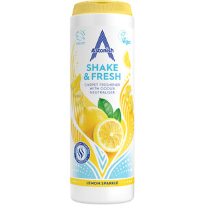 Astonish Shake and Fresh Carpet Freshener - Lemon Sparkle by Astonish