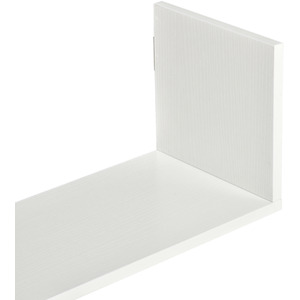 HOMCOM Set of 3 Wooden U Shaped Shelves - White by HOMCOM