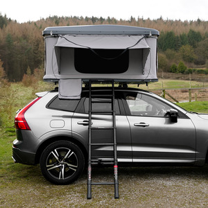 Pop Up Car Roof Tent 2-3 Person - Grey by Monster Shop