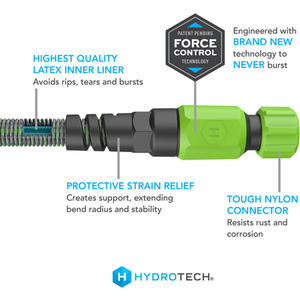 Premium Burst Proof Expandable Hose - Green by Hydrotech