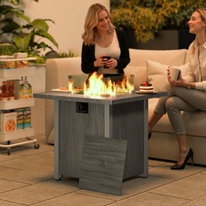 Outsunny 40,000 BTU Propane Gas Fire Pit Table by Outsunny