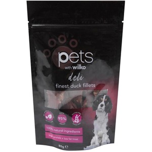 Deli Finest Duck Fillets Dog Treats 80g