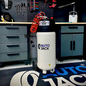 50L Vertical Air Compressor Oil Free 10 Bar - White by Autojack