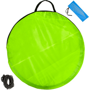 Beach Tent Jasmin - Grey & Green by Tectake