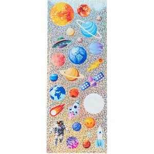 Glitter Space Stickers - Multicolour by Crafty Club