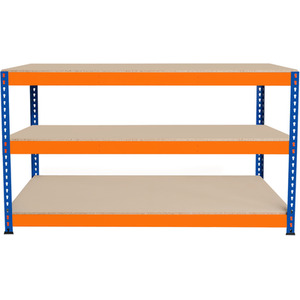 Garage Workbench 1 2 or 3 Shelf Workstation 300kg by Monster Shop