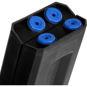 Folding Saw Horse Twin Pack - Black by VonHaus