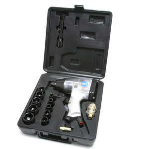 Hilka Half Inch Air Impact Wrench Set - Black by Hilka