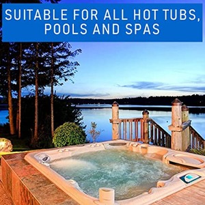 Slow Dissolving Chlorine Cleaning Tablets For Hot Tubs - White by Pro-Kleen