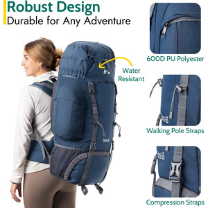 Tatra Hiking Backpack - Dark Blue / 70cm by Trail