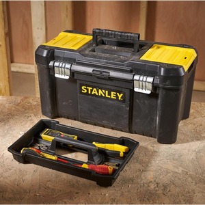 Tool Box Metal Latches Organiser - Black
