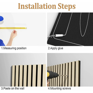 Matteo Acoustic Slat Wall Panels - White Oak Natural / 1 by Matteo