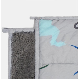 Dino Weighted Blanket Throw - Grey by OHS