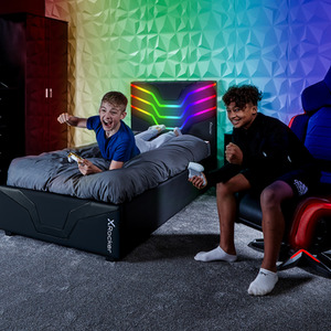 X Rocker Cosmos RGB Single Gaming Bed in a Box with LED Lighting - Black by X Rocker