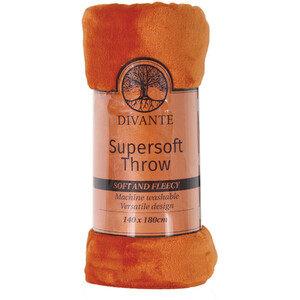 Supersoft Throw - Rust / Large by Divante