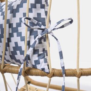 Geo Outdoor Hanging Egg Chair Cushion by OHS