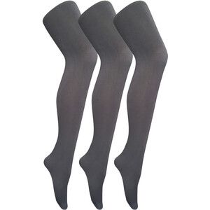 3 Pair Coloured Opaque 80 Denier Plain Block Colour Tights by Sock Snob