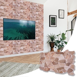 3D Wall Panels (96x48 cm) PVC Cladding Panel Wild Stone Effect by NOVECRAFTO