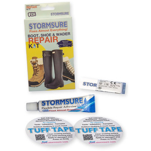 Boot Shoe and Wader Repair Kit - Clear by Stormsure