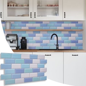 3D Wall Panels (96x48 cm) PVC Cladding Panel Subway Tile Pattern by NOVECRAFTO