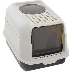 Kidkid Large Top Entry Cat Litter Box with Hood and Scoop by Kidkid