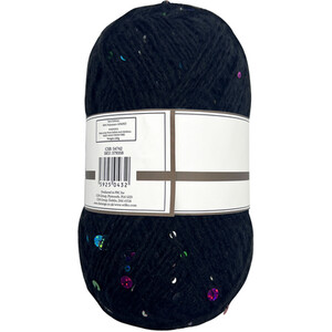 Divante Sequin Yarn - Black Multicoloured by Divante