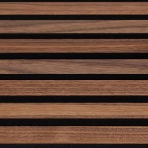 Deep Walnut Slat Wall Panel - Walnut by MyDecorativeStone