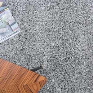 Silver Grey Shaggy Rug by The Rug House