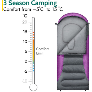 XL Hooded Sleeping Bag 2-3 Season by Trail