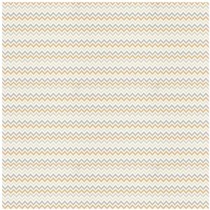 Limit Chevron Zigzag Wallpaper - Orange by Prestigious Textiles