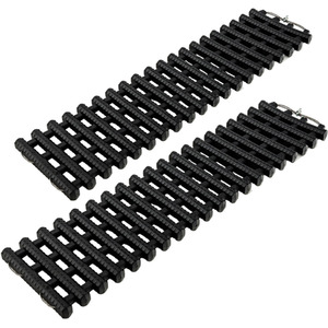 2 Pack Tyre Traction Mats - Black by Costway