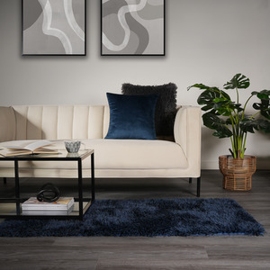 Shaggy Fluffy Glitter 5cm Pile Rug by Sienna