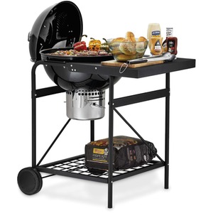 Kettle Grill and Side Table - Black by Tower