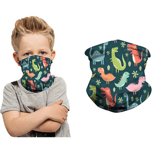 Children's Scarf and Face Covering - Dino