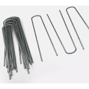 U Tent Peg - Weed Control Pegs - Silver by Garden Mile