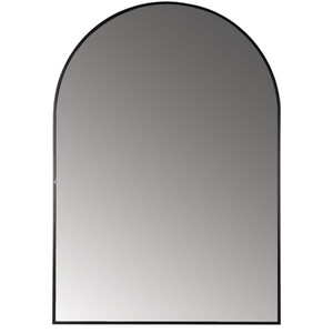 Black Metal Arch Mirror