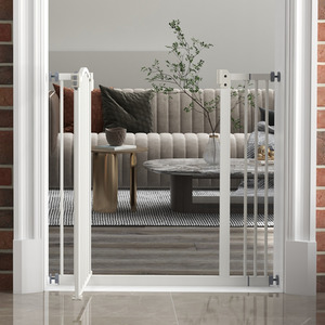 PawHut Adjustable Metal Pet Gate Safety Barrier by PawHut