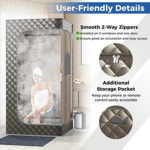 Portable Steam Sauna for Home by GAINOOM