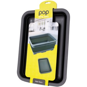 Collapsible Camping Dish Wash Basin Tub - Black by Samuel Alexander