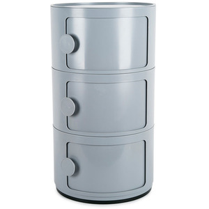 Cylindrical Plastic Storage Drawer Cabinet by lifeideas
