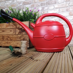 10L Ward Garden Watering Can with Rose - Red - Red by Samuel Alexander